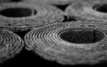 Old Neuadd bitumen roof disadvantages